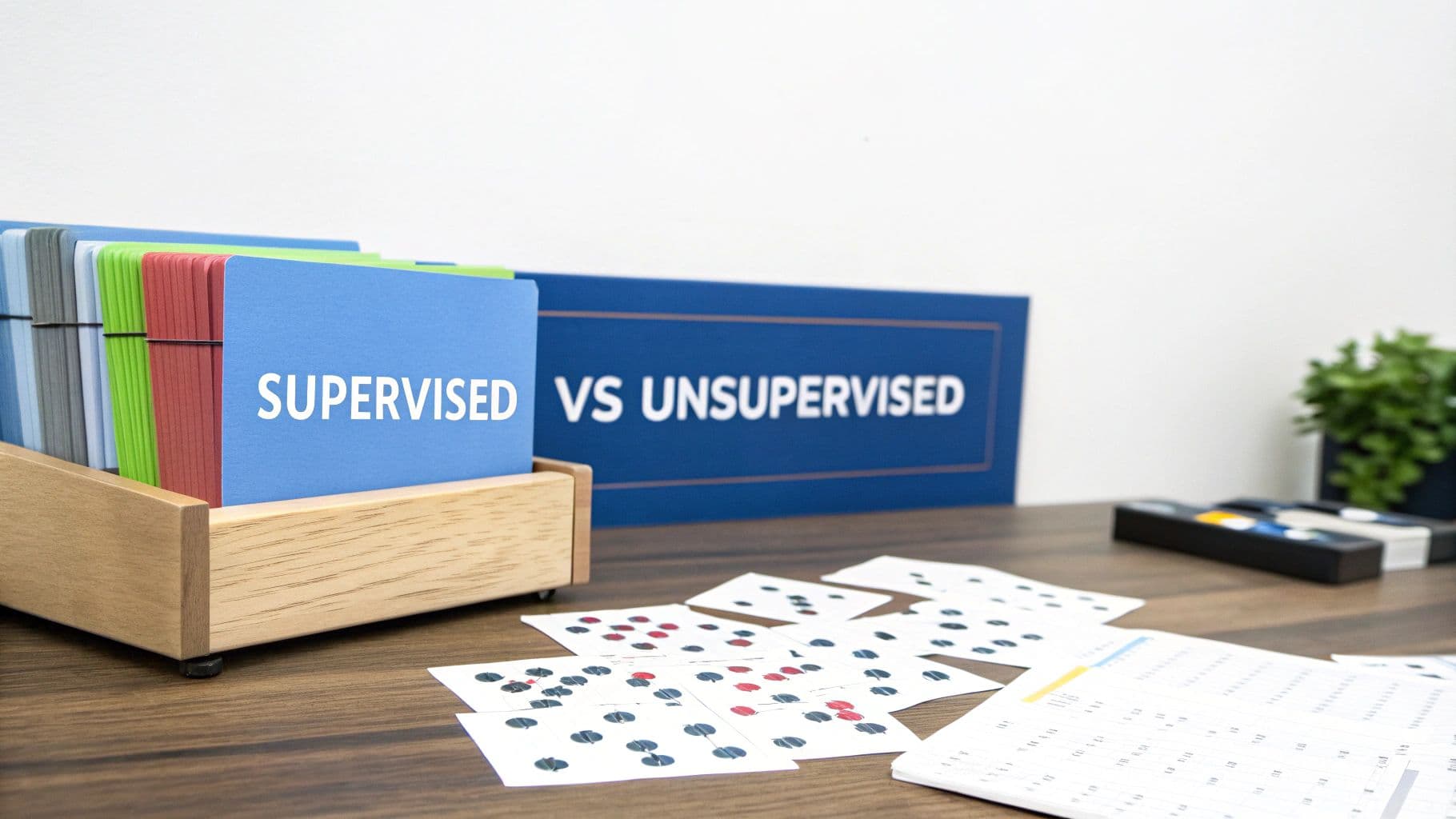 Understand how supervised learning vs unsupervised learning differ and when to use each, with practical tips and real-world examples.